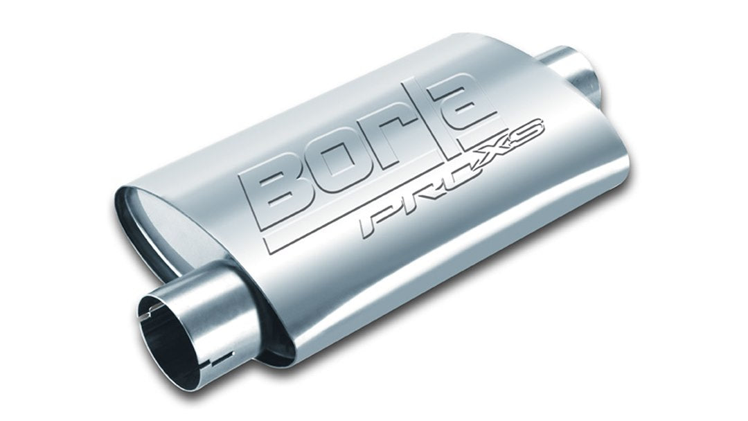 Borla 400481 Pro XS Muffler, Center/Offset 2-1/2-Inch Ports