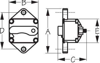 Sea Dog 830197 Hi-Amp Thermal Circuit Protector