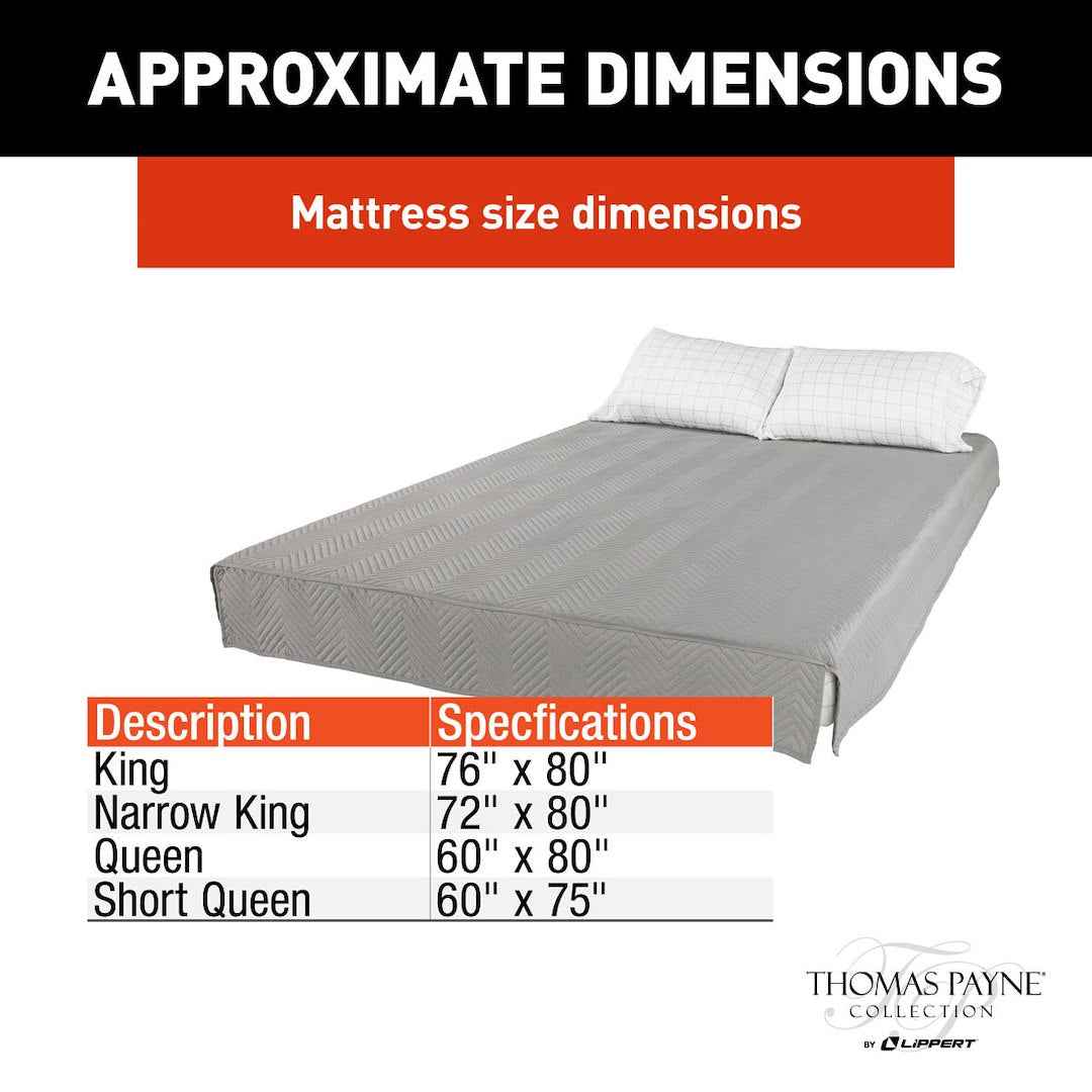 Lippert Queen RV Sheet Set - Gray Checkered – 2022107820