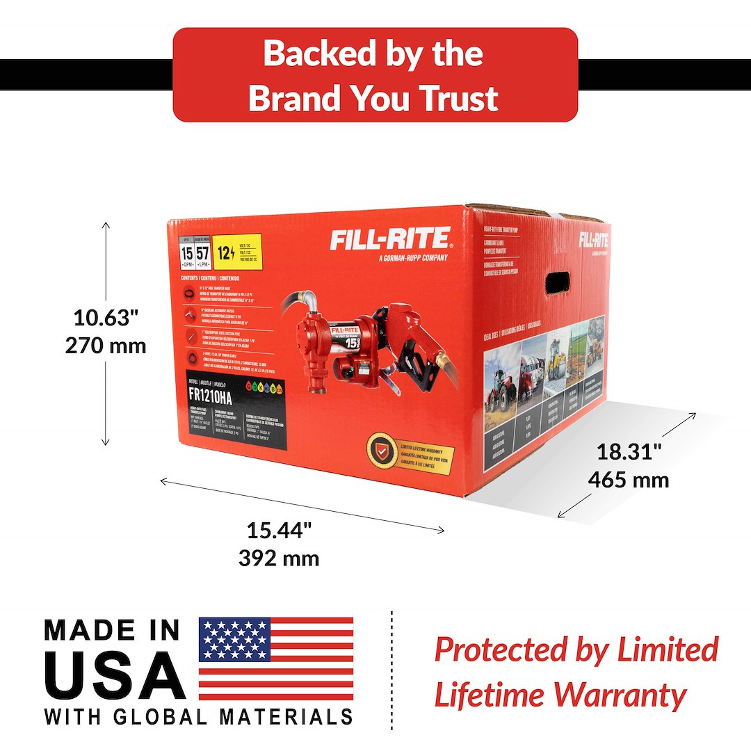 Fill-Rite Fr1210ha Automatic-Nozzle Liquid-Transfer Pump
