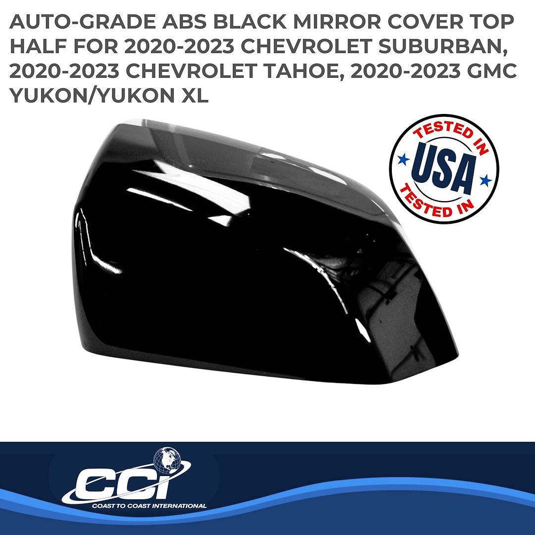 Coast To Coast MC67548BK Tahoe/Yukon Painted Upper Mirror Trim Set - image 2