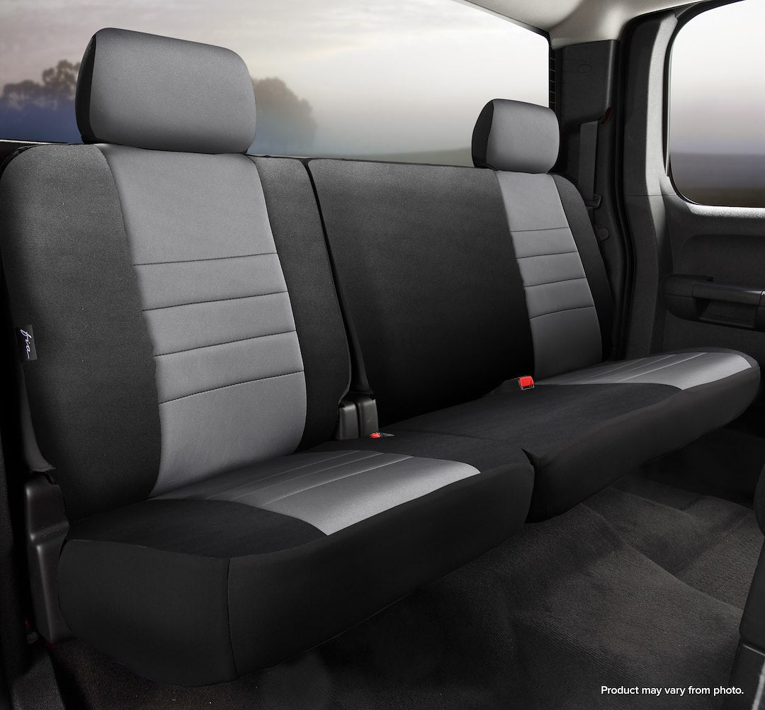 Fia NP92-38 GRAY Neo Rear Split-Seat Neoprene Cover
