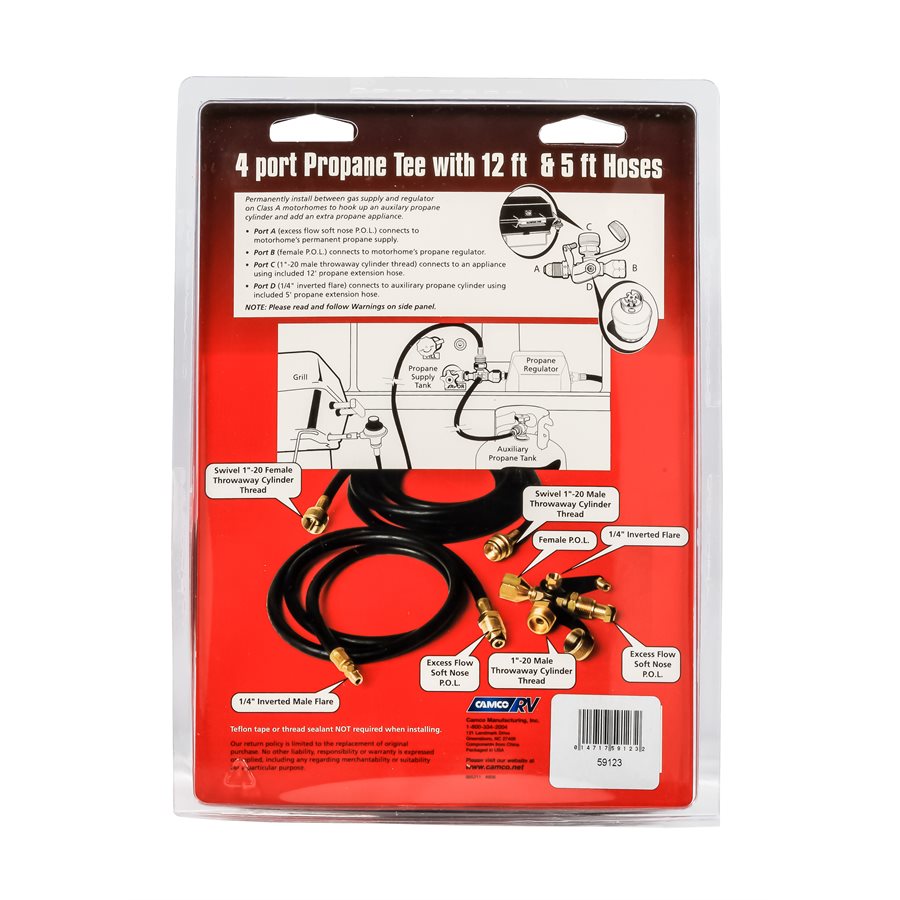 Camco 59123 Propane Supply Splitter - image 9