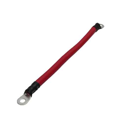 AIMS Power 1001753 Red 1/0 AWG 12-Inch Battery Cable
