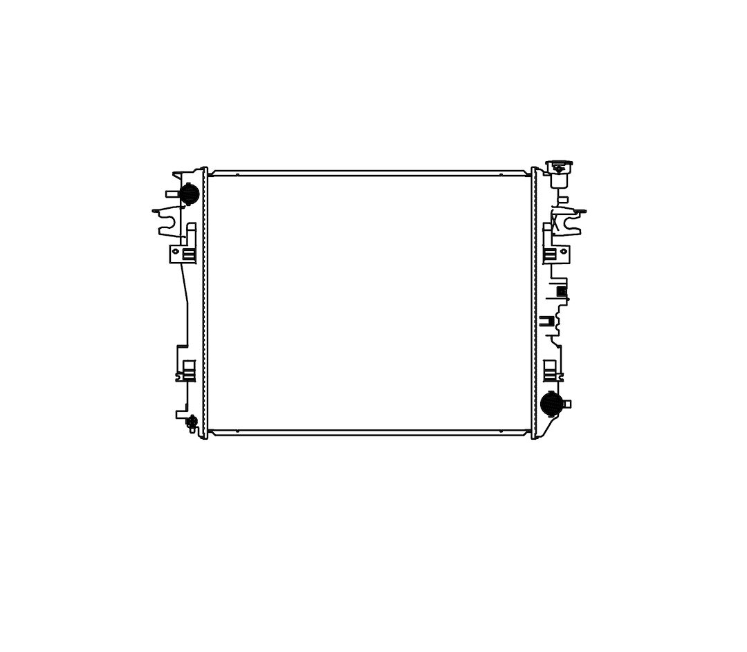 CSF 3662 Ram Crossflow Replacement Radiator - image 2