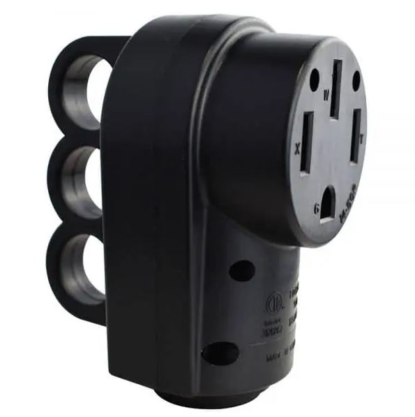 Hughes Auto 50asocket Power Cord Plug End - image 1