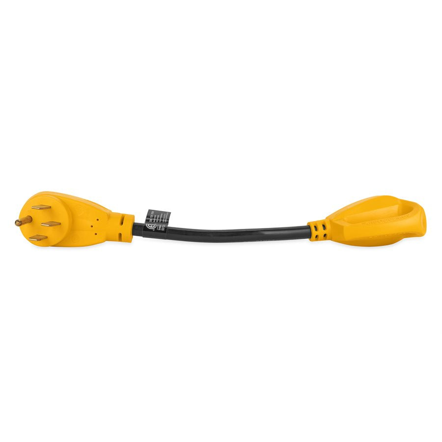 Camco 55175 Power Adapter - 14-50P to TT-30R, 18 in