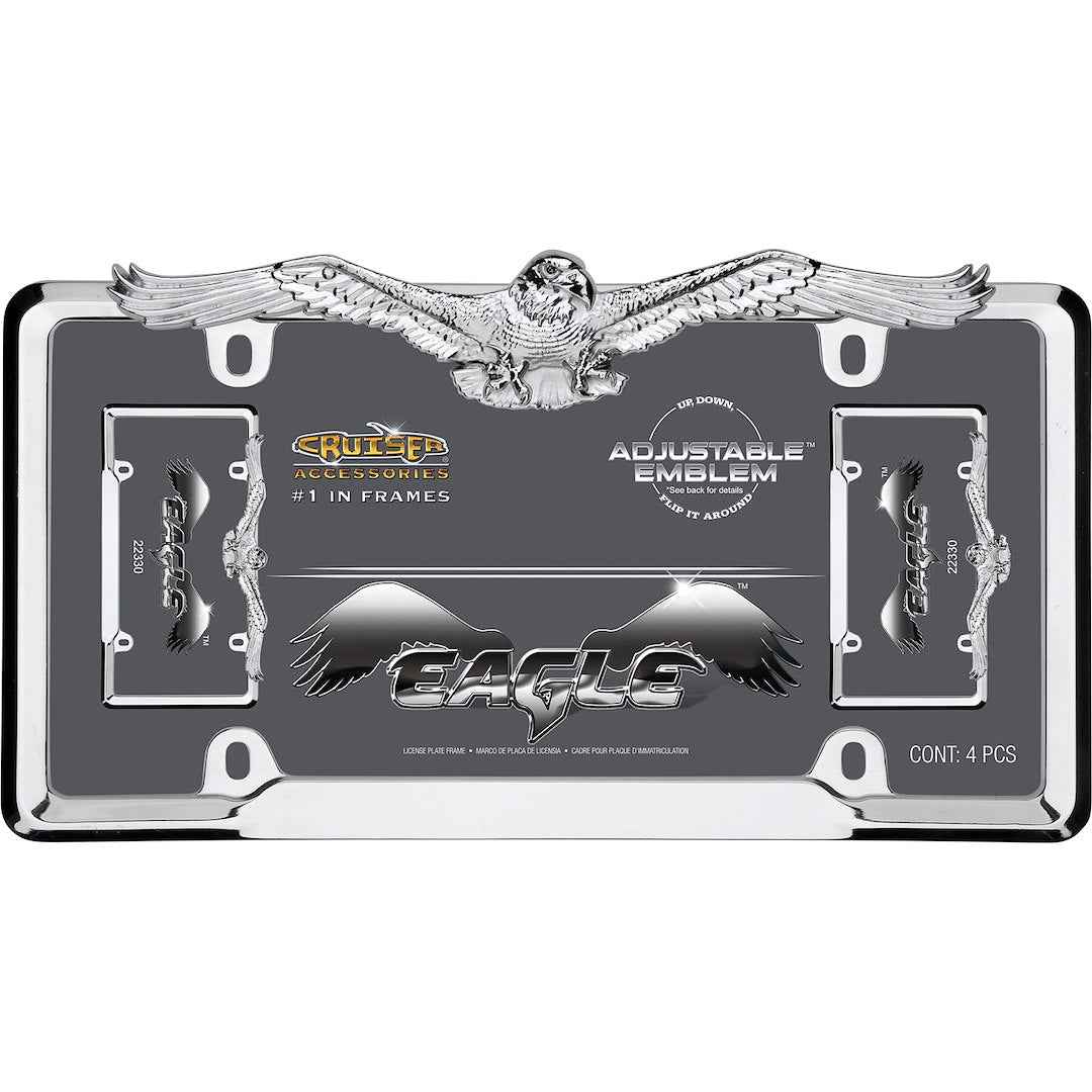 Cruiser License Plate Frame - Eagle, Automotive β 22330