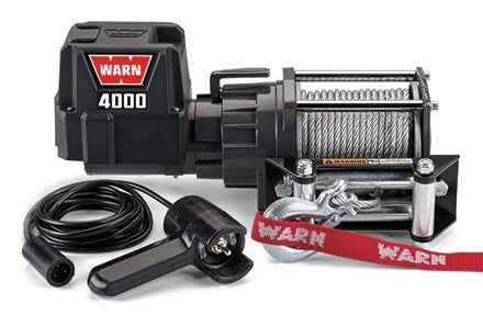 Warn 12V Winch - 4000 lb, Steel Line – 94000