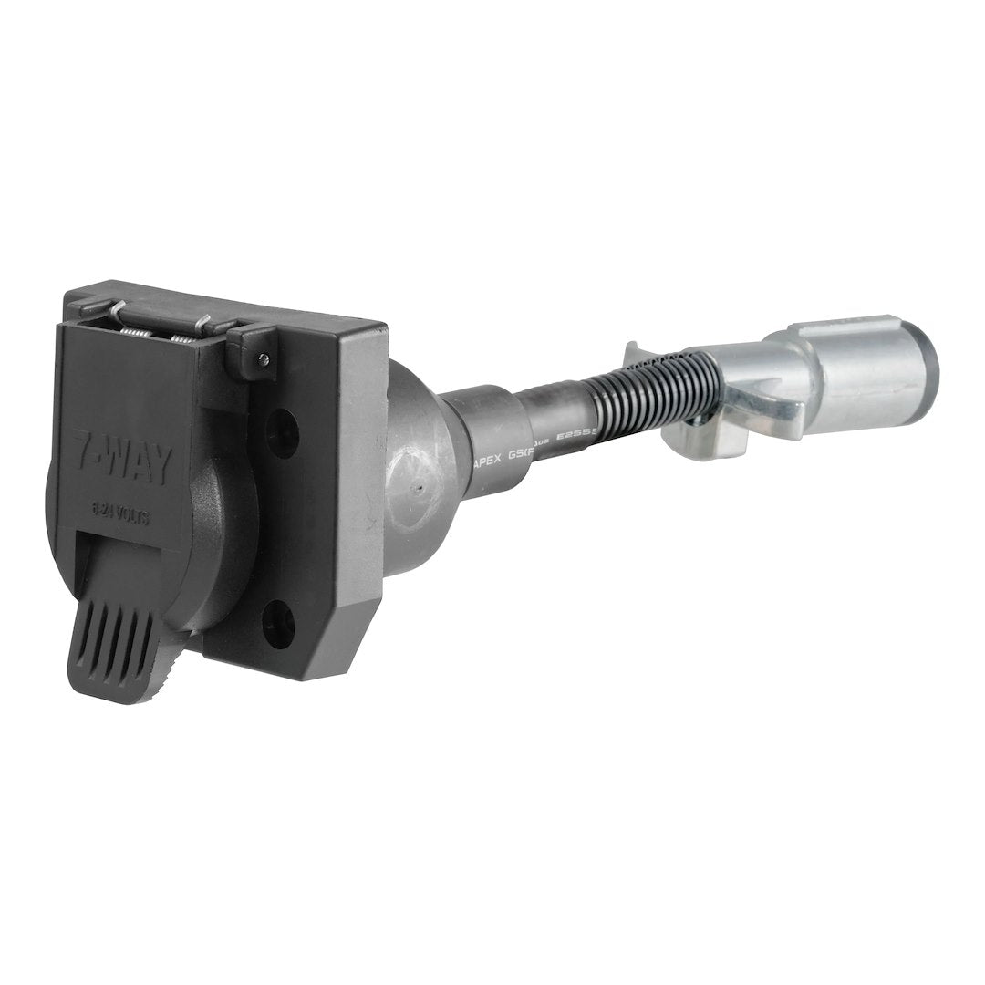 CURT 57667 Trailer Wiring Adapter - 7 Blade to 6 Pin
