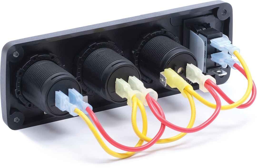 Blue Sea 4365-BSS Switch Panel - Black