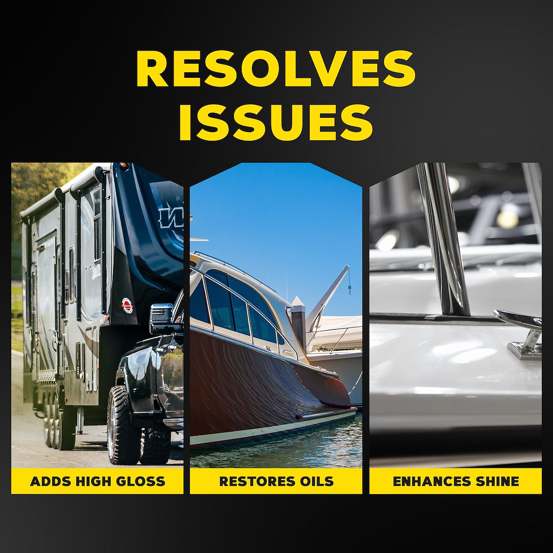 Meguiars M4516 Boat and RV Gelcoat Polish - 16 oz