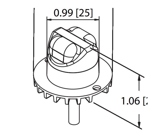 Ecco Elect 9021AA Hide-A-LED Directional Warning Unit