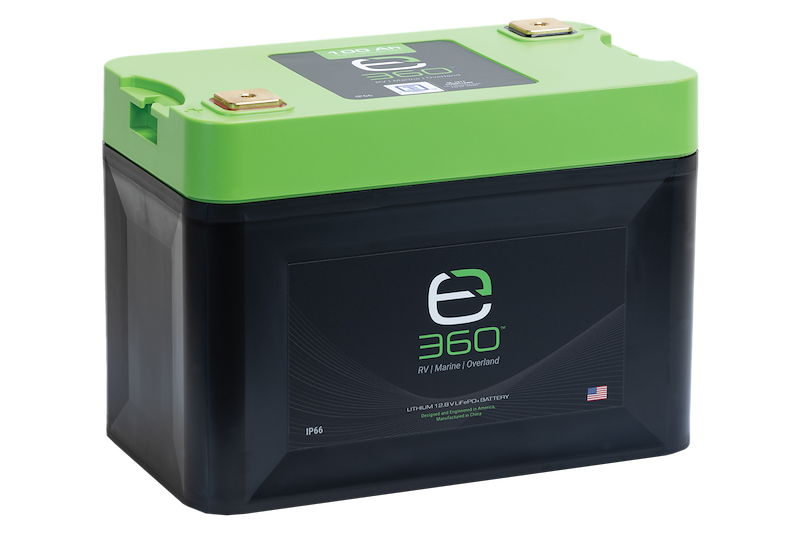 Expion 360 EX-G27-100C RV Marine Lithium Battery Expion360 Group 27 100Ah 12.8V – image 1