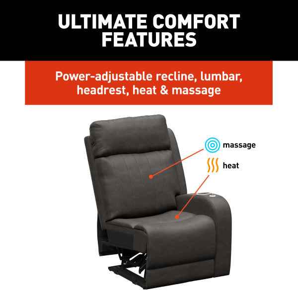 Lippert Components 2024044201 Thomas Payne Seismic Theater Left-Hand Recliner, McCoy – image 4