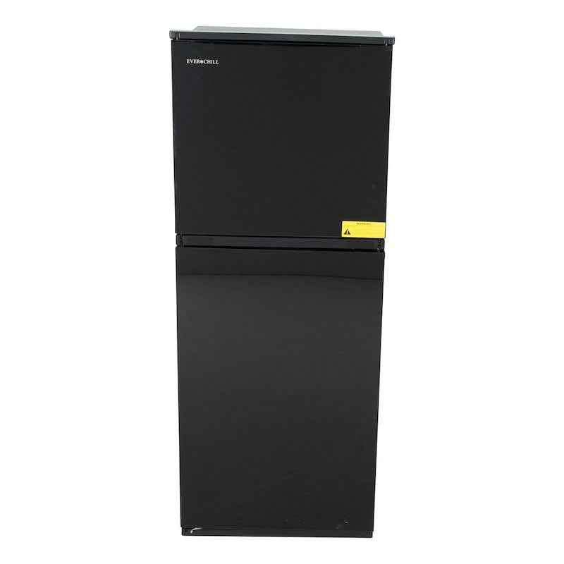 Furrion 107751 Everchill 10.7 Cu Ft 12V RV Refrigerator with Freezer, Black Glass Doors – image 1