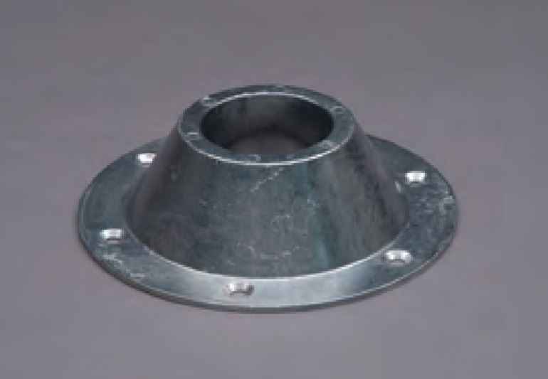 Heng's Industries HG-SB RV Table Leg Base, Standard Round Cone Surface Mount 6-1/2" Steel – image 1