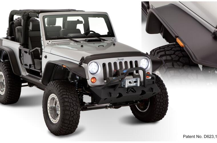 Bushwacker 10919-07 Two-Door Flat Style Flare Set