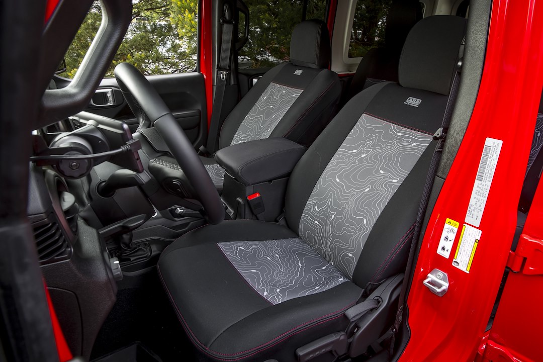 ARB 105506NP Gray/Black 60/40 Bench Seat Cover Pair
