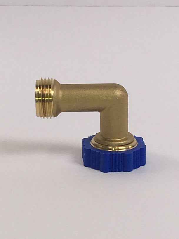 Aqua Pro 21854 Brass 90-Degree Garden-Hose Fitting