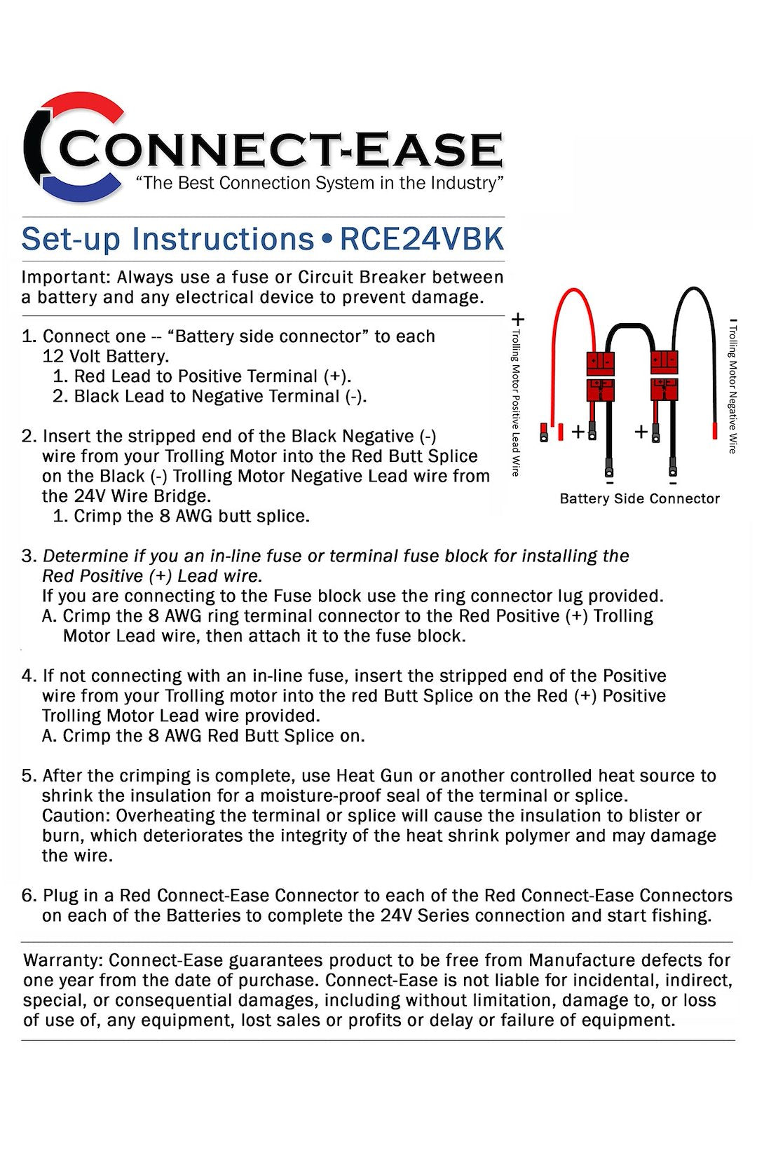 Connect-Ease RCE24VBK 24V Standard Series Quick-Connect Kit - image 4