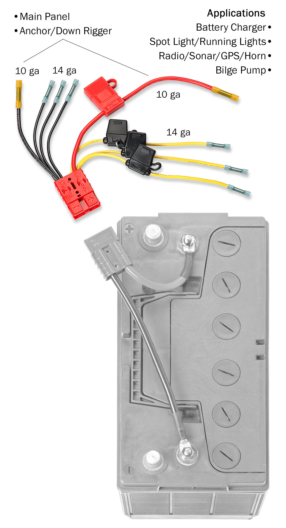 Connect-Ease RCE12VB4F Four-Device Battery Wiring Connector - image 2