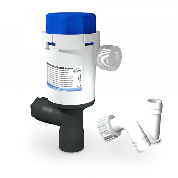 Albin 01-05-074 Twin-Port 500-GPH Livewell Pump, 12V - image 1