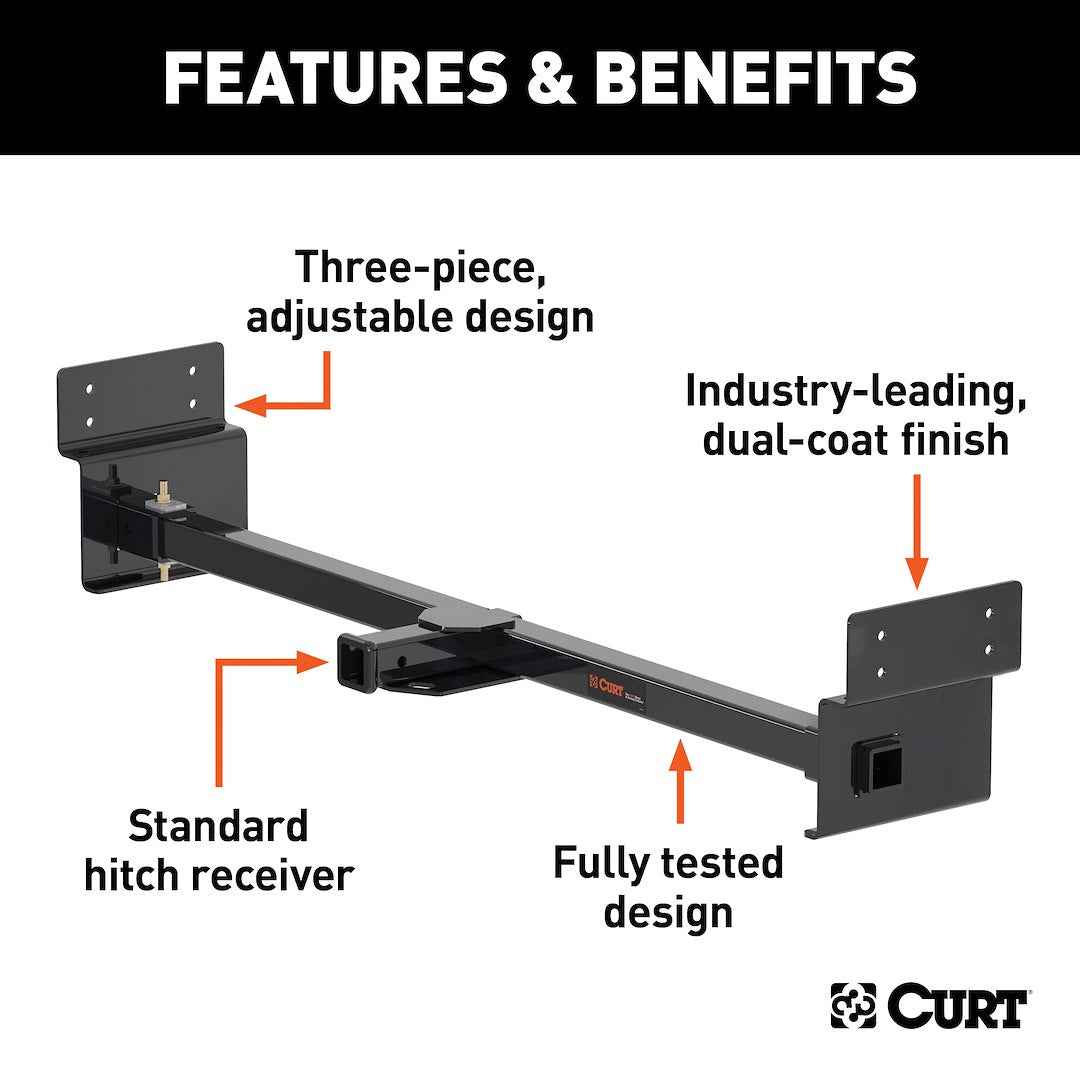 CURT Adjustable RV Hitch - Up to 72-in Frame – 13703