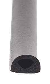AP Products Non Ribbed D Seal Door/Window Seal - 50 ft, Black – 018-224