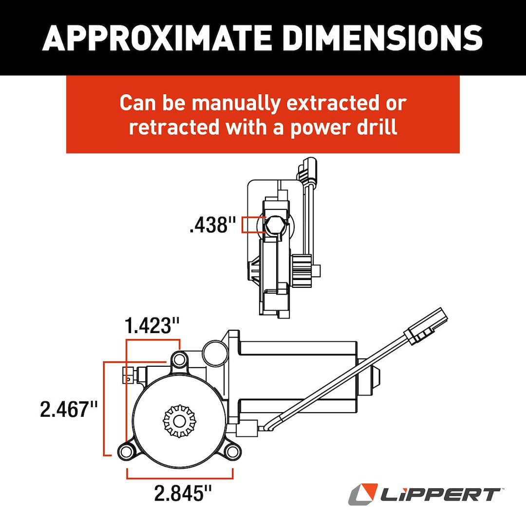 Lippert Components 373566 Awning Motor - image 4