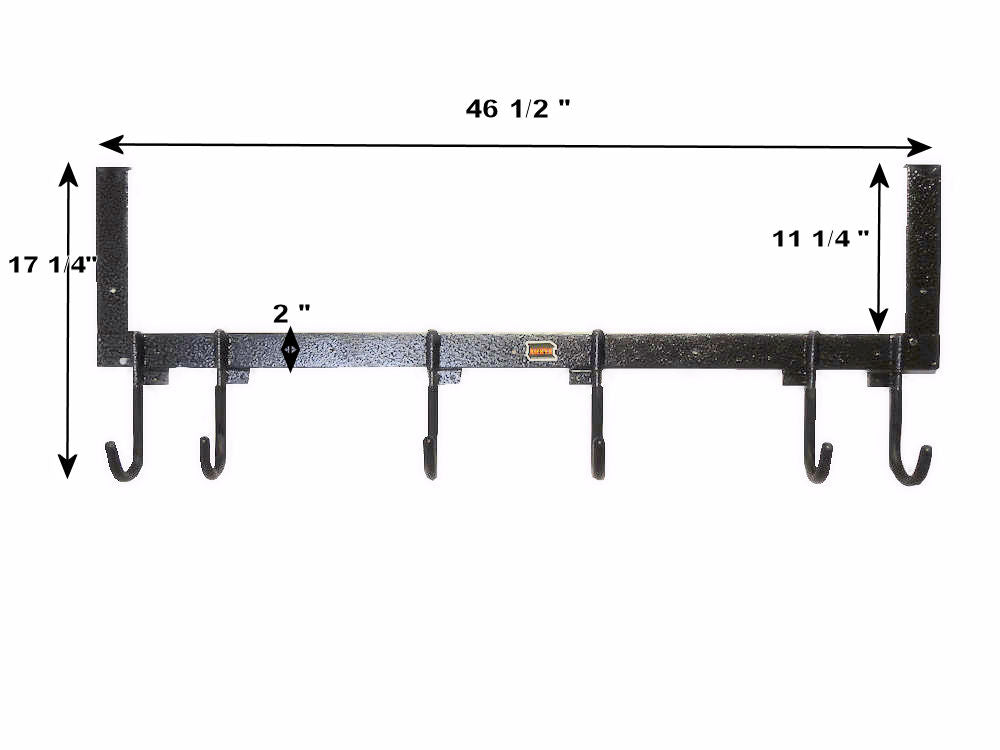 Rack-Em Enclosed Trailer 6-Hook Tool Rack – RA-7