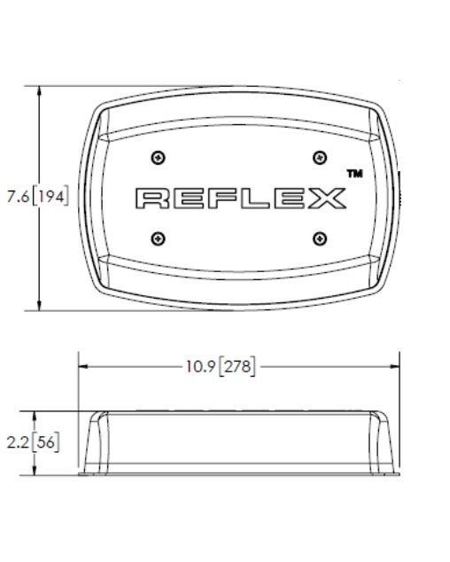 Ecco Elect 5550CA Reflex LED Micro Warning Lightbar