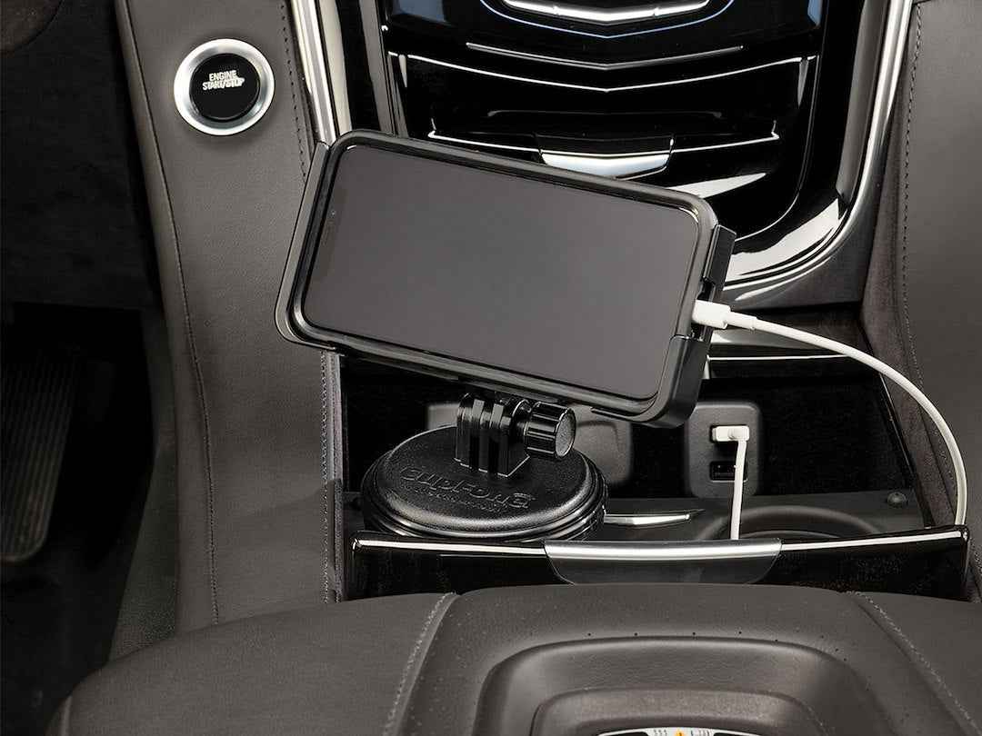 Weathertech (USA) Cup Holder Phone Mount - Two View - Black – 8ACF5TV