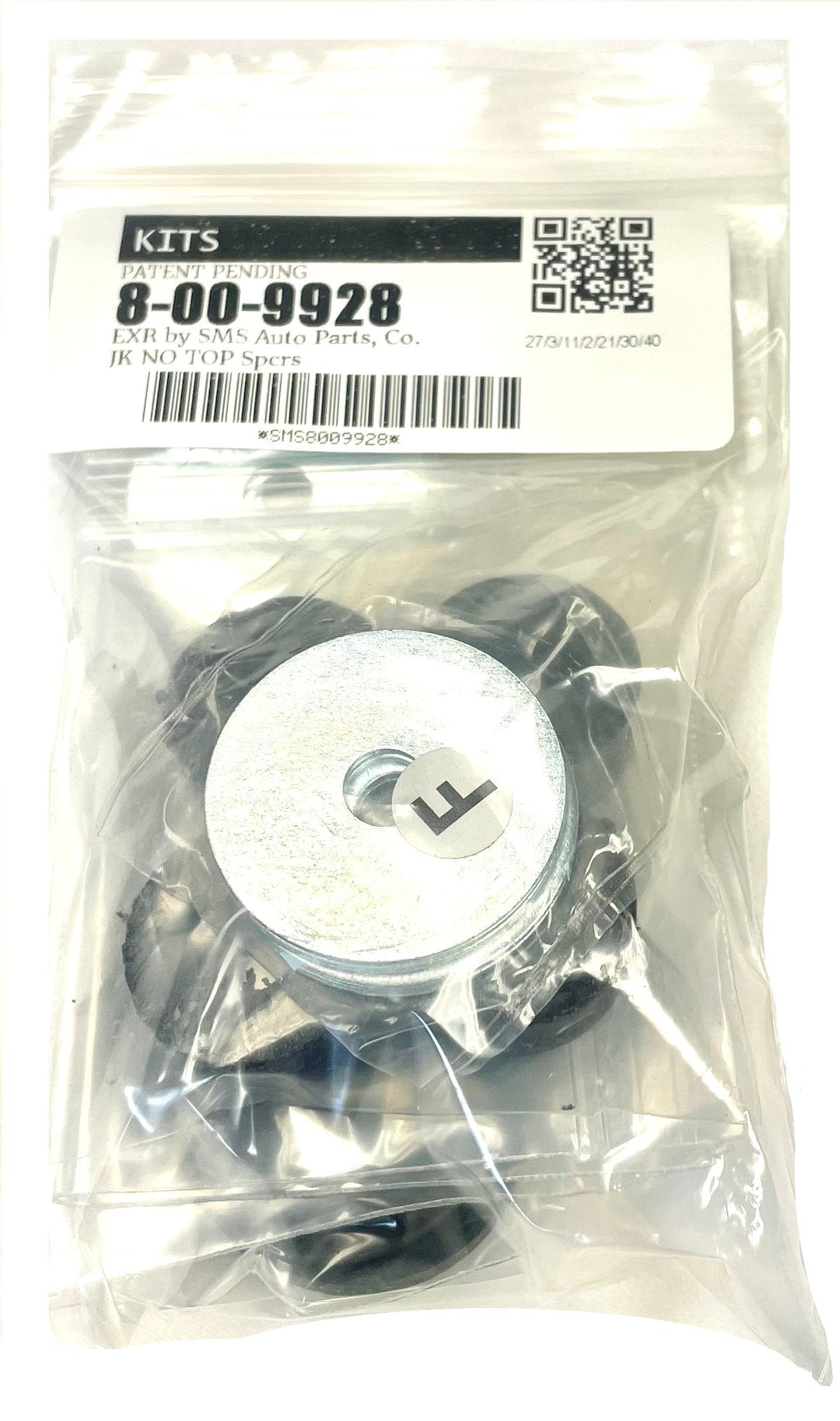 Exposed Rack 8-00-9928 Roof-Rack Bolt Spacers for Top-Off Use