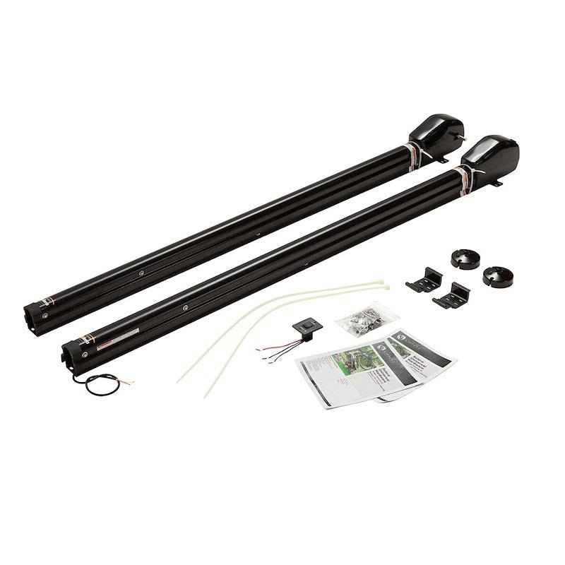 Lippert Components 434723 Solera 69" Electric Awning Arm Set, Adjustable Pitch, Black, 12V – image 1