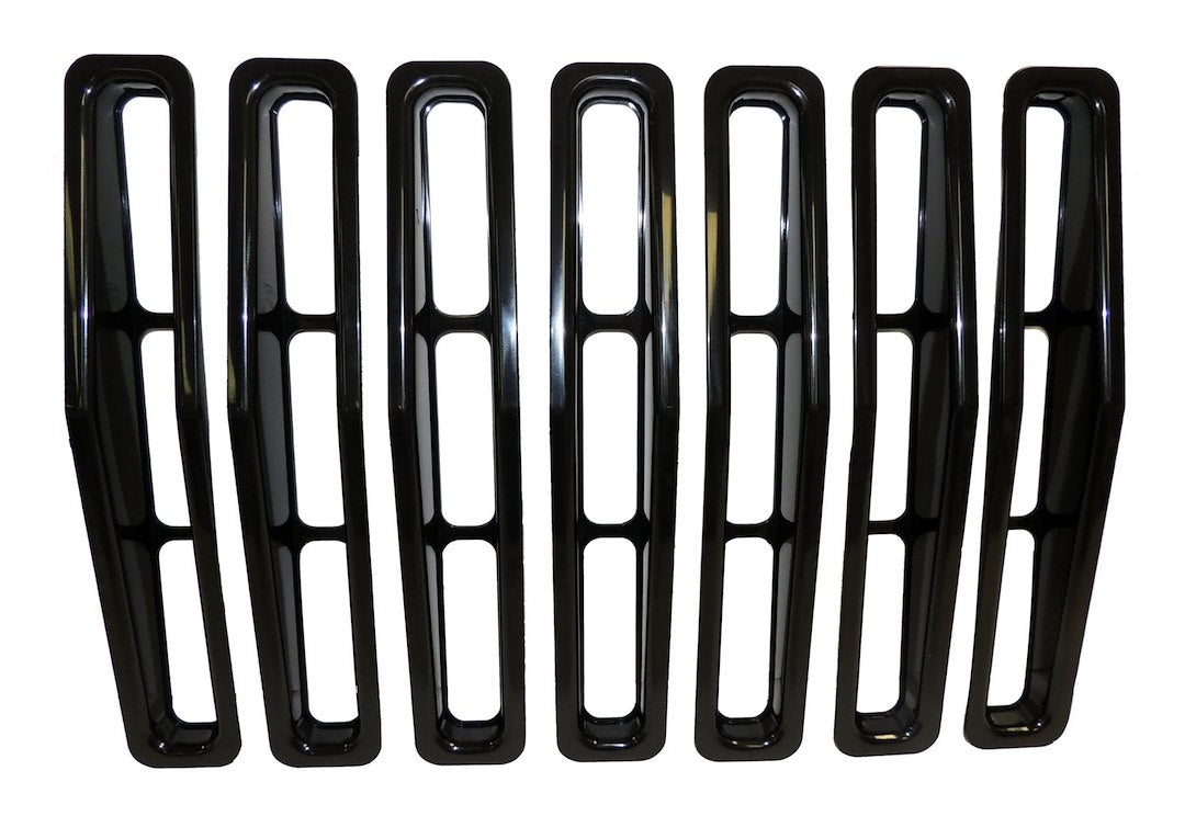 Crown Automotive RT26031 Black Bar-Style Grille Overlay Package - image 1