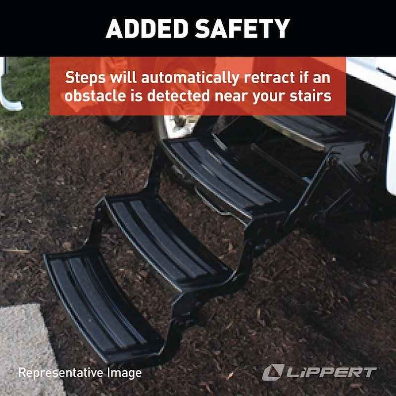 Lippert Components 365837 Kwikee Series 25 Triple Electric RV Step , 24" Wide, 300 lb – image 4