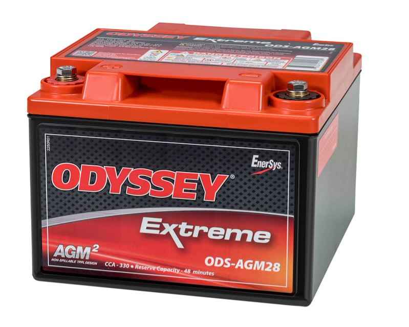 Odyssey Battery ODS-AGM28 AGM Powersports Battery Odyssey Group 28 28Ah 330CCA β image 2
