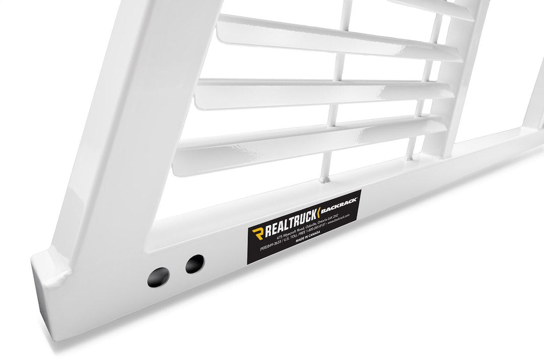 BackRack 12900W White Louvered Frame, Hardware Sold Separately - image 5