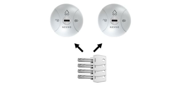 Holman 84001 Key-Operated Puck Lock Kit