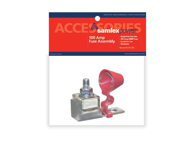Samlex America 100A Weatherproof Battery Fuse Block – DC-FA-100