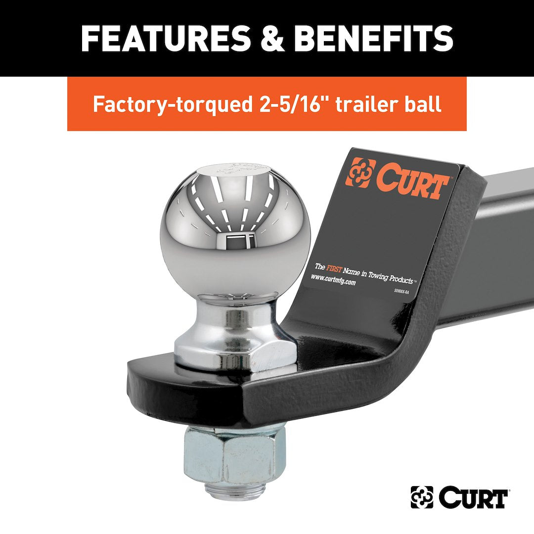 Curt 45041 Trailer Hitch Ball Mount - image 5