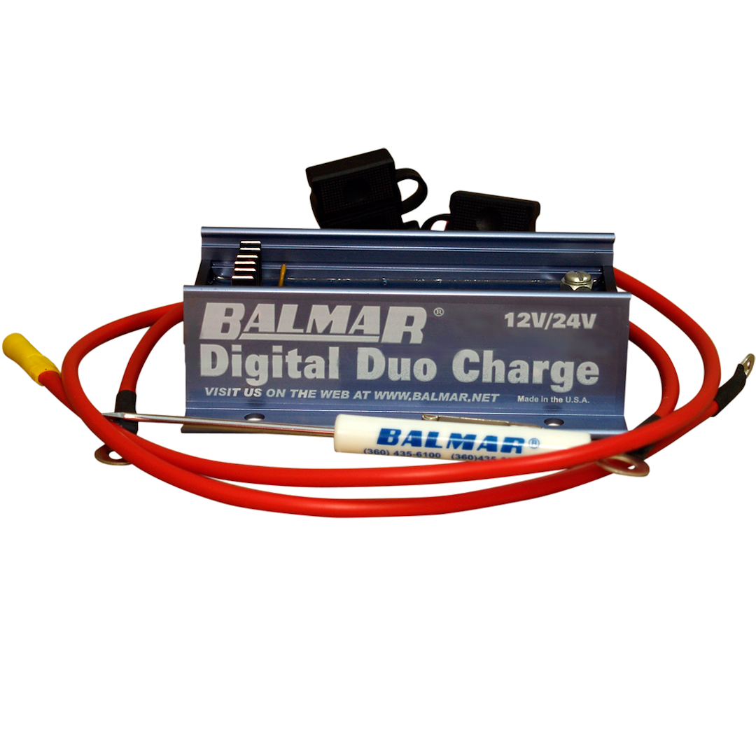 Balmar DDC-12/24 Digital Duo Charge 12/24V Equalizer and Wires