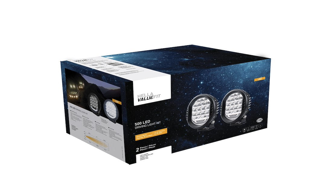 Hella 358117171 ValueFit 500 LED Driving Kit