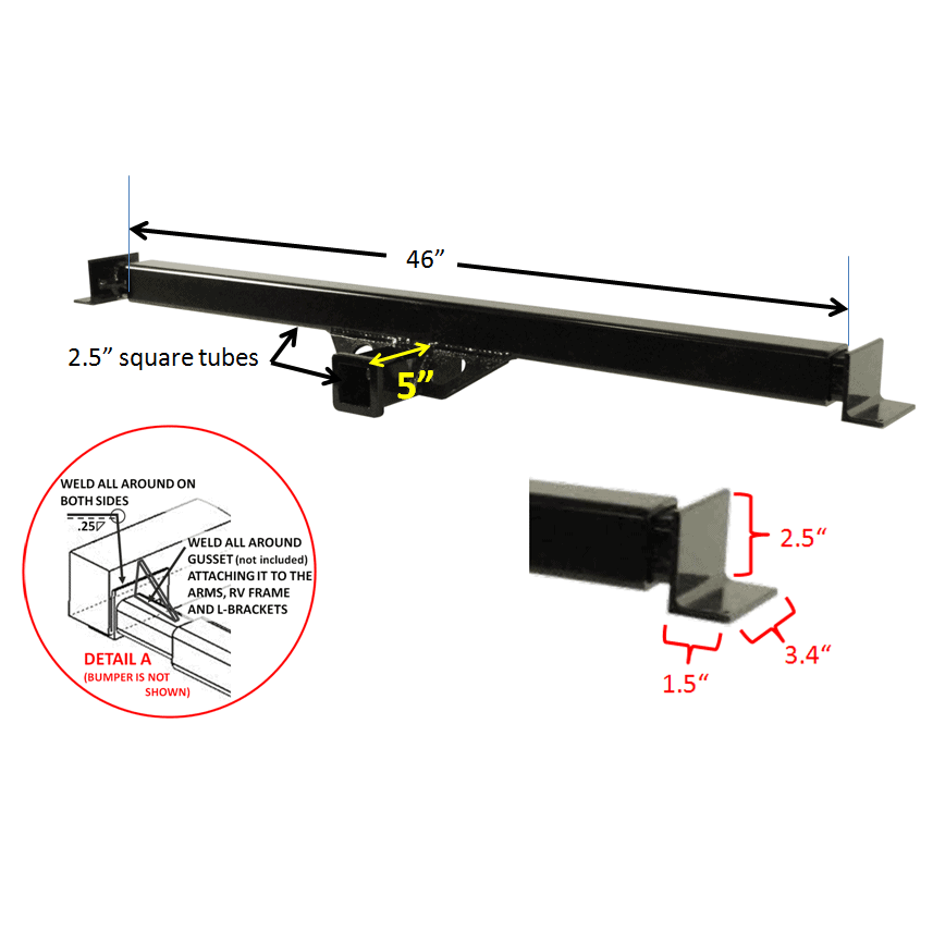 Ultra-Fab Products 35-946403 Trailer Hitch Rear - image 3