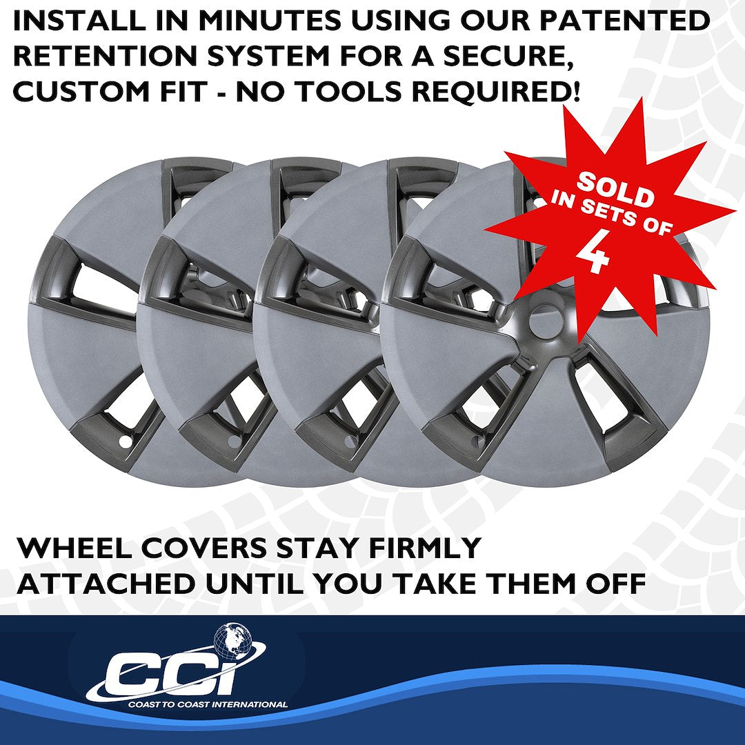 Coast To Coast 56518SC 18-Inch Silver Five-Spoke Cover Set - image 6