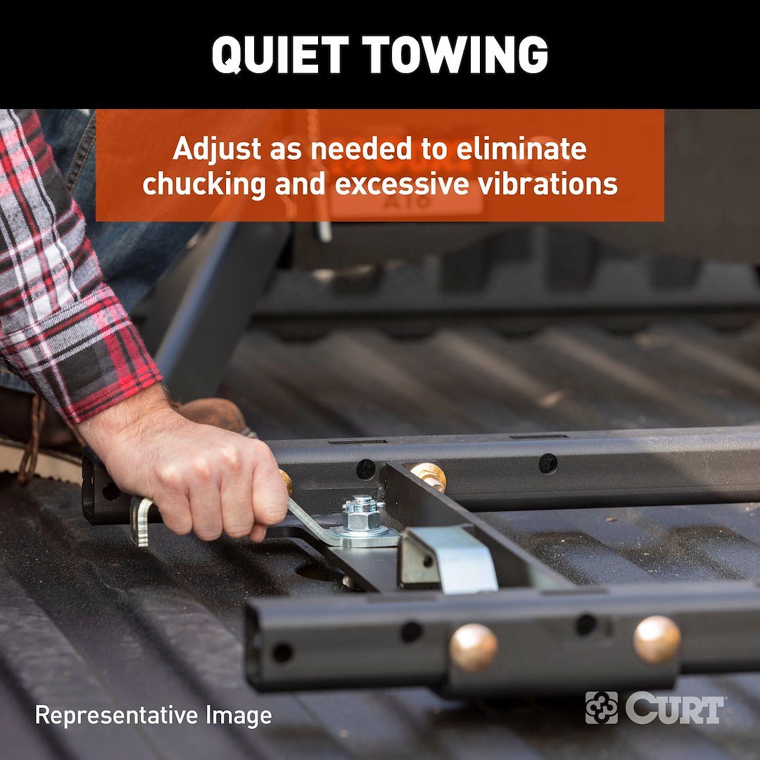 Curt 16042 Fifth Wheel Trailer Hitch Rail Adapter - image 7