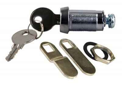 JR Products 00175 Deluxe Keyed Baggage-Door Cylinder, 1-1/8-Inch