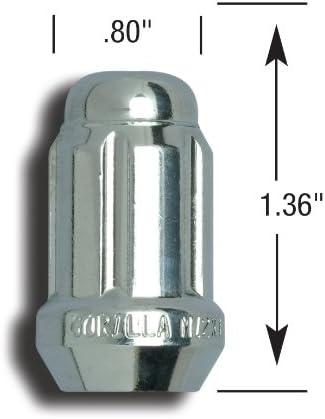 Gorilla 21138ht Small Acorn Wheel-Fastener Package