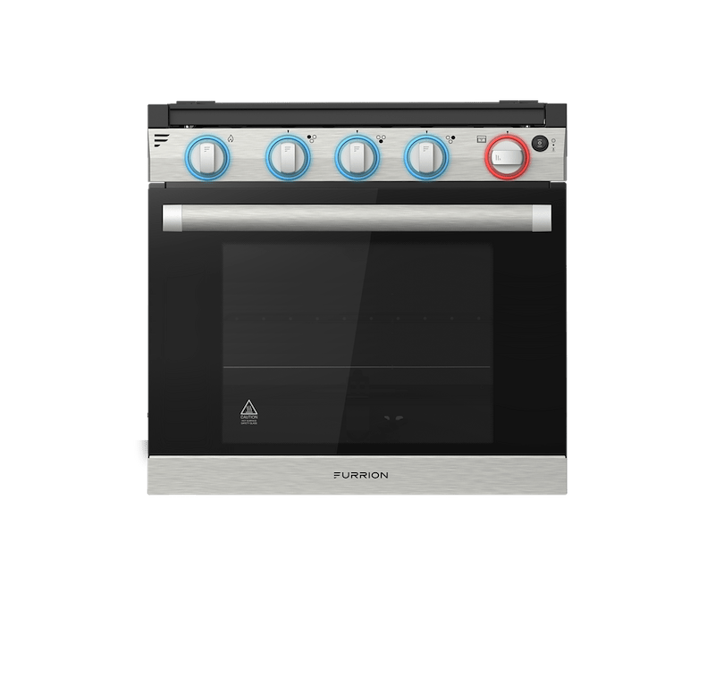 Furrion CF-RV21 Greystone 21-Inch RV Propane Range with Oven, 3-Burner – image 1
